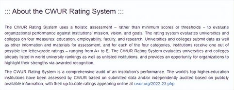 2022全球最大CWUR世界大学排名发布英国九所中国五所上榜,2022年cwur世界大学排名