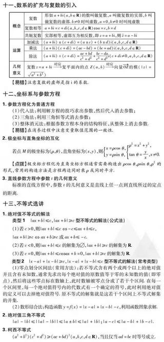 2022高考数学文理科重点知识点全汇总超级详细,2022年高考数学知识点