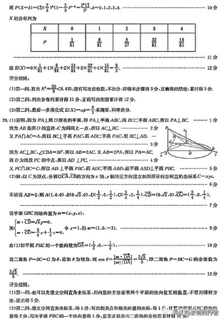 广东省2022届高三第三次联考数学试题,广东省2022届高三第三次联考数学试题解析