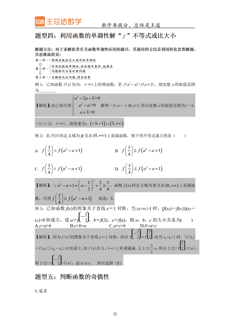 高考数学题型总结和分类,高考数学题型归纳总结