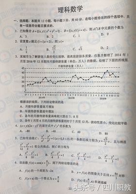 2017年四川省高考真题及答案汇总全,2018年四川高考真题