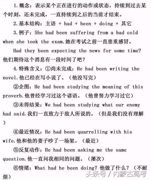 高中生看过来既全面又好懂16张图看懂高中英语16大时态,高中英语八大时态总结表图片