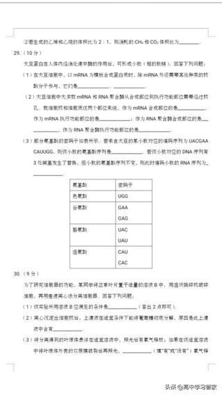 2020年全国二卷高考统一理综试题及答案解析电子版来啦,2020高考理综全国二卷真题及解析含答案