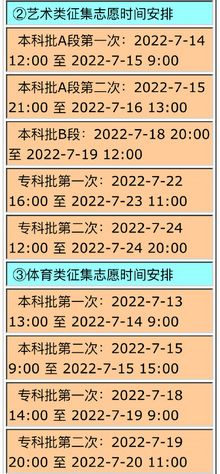 考生注意2022年重庆高考征集志愿时间安排出炉,重庆高考征集志愿时间安排表2021