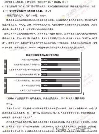 2017陕西高考语文真题及参考答案抢先版,2018年陕西高考语文试题及参考答案